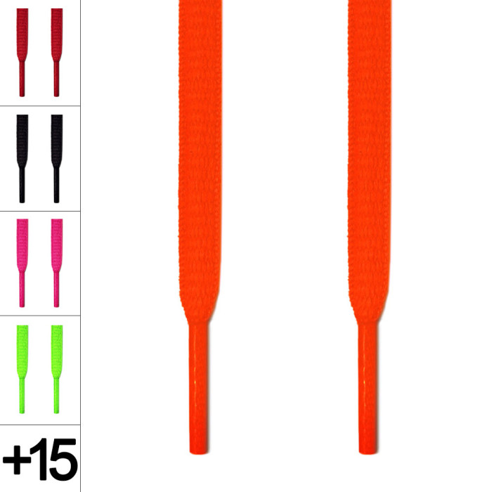 Skosnören - 6mm Neonorange