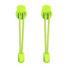3mm Elastiska skosnören - Neongula