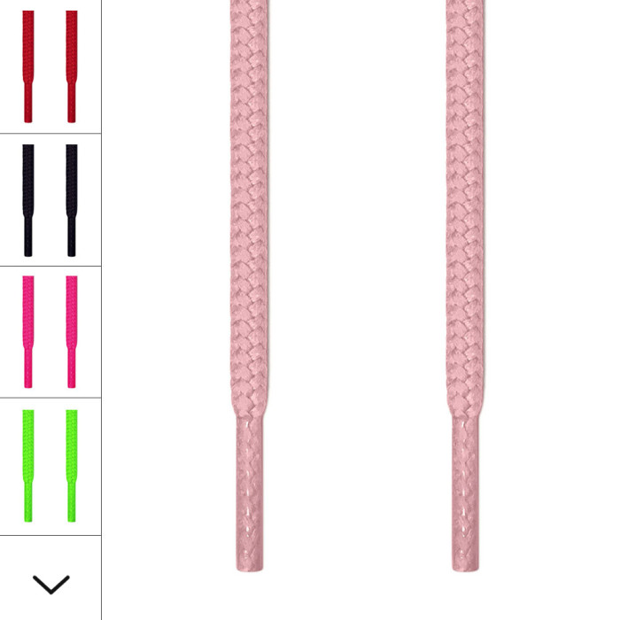 Skosnören - 4mm Rosa