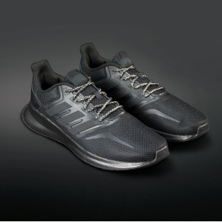 Adidas Yeezy - Skosnören Svarta och Silver